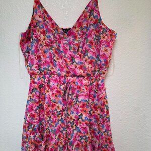 Trixx Pink Floral Romper